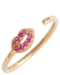 Marc Jacobs Lips Open Stack Ring