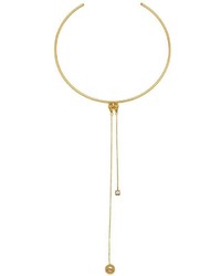 Maria Francesca Pepe The Bling Ring Choker With Chain Drops