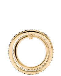 Melanie Auld Pave Double Knuckle Ring
