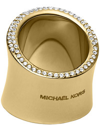 Michael Kors Michl Kors Golden Pave Large Statet Ring