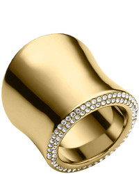 Michael Kors Michl Kors Golden Pave Large Statet Ring