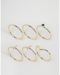 Asos Minimal Sleek Ring Pack