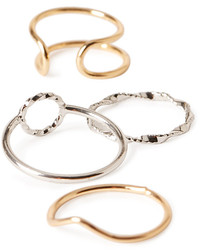 Forever 21 Mixed Toe Ring Set