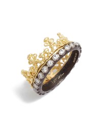 Armenta Old World Diamond Crown Ring