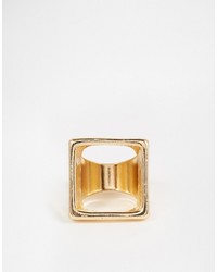 Asos Pack Of 2 Circle And Square Rings