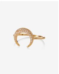 Express Pave Moon Ring
