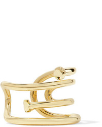 Jennifer Fisher Pipe Gold Plated Ring
