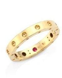 Roberto Coin Pois Moi 18k Yellow Gold Band Ring