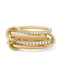 Spinelli Kilcollin Polaris Set Of Four 18 Karat Gold Diamond Rings