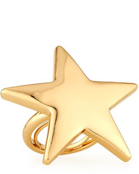 Kenneth Jay Lane Polished Golden Star Ring