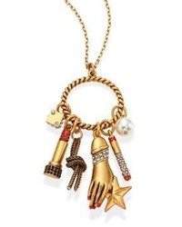 Marc Jacobs Rope Ring Charm Necklace
