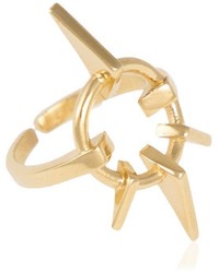 Schield Geometrical Love Brass Ring
