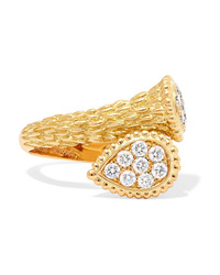 Boucheron Serpent Bohme Toi Et Moi 18 Karat Gold Diamond Ring