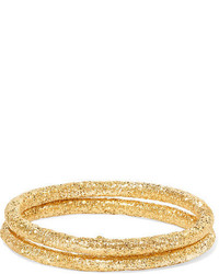 Carolina Bucci Set Of Two 18 Karat Gold Rings