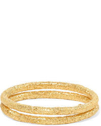 Carolina Bucci Set Of Two 18 Karat Gold Rings