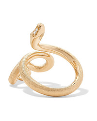 OLE LYNGGAARD COPENHAGEN Snake Medium 18 Karat Gold Diamond Ring