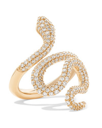 OLE LYNGGAARD COPENHAGEN Snake Medium 18 Karat Gold Diamond Ring