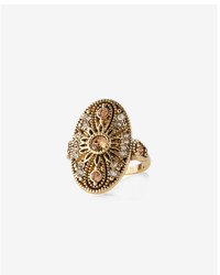 Express Stone Embellished Oblong Statet Ring