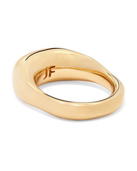 Jennifer Fisher Tube Gold Plated Ring
