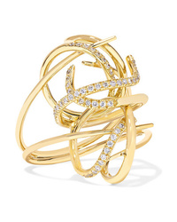 Gaelle Khouri Tyche 18 Karat Gold Diamond Ring