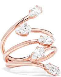 Anita Ko Vine 18 Karat Rose Gold Diamond Ring