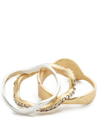 Madewell Wave Ring Stack