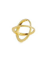 Elizabeth and James Windrose Orbital Ring Gold