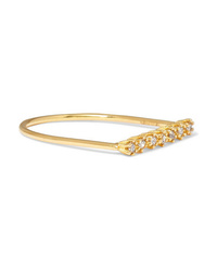 Saskia Diez Wire Gold Diamond Ring