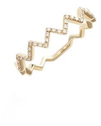 Ef Collection Zigzag Diamond Stack Ring