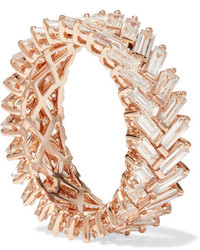Anita Ko Zipper 18 Karat Rose Gold Diamond Ring
