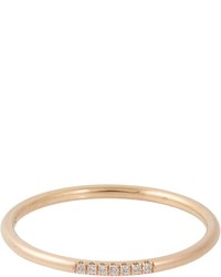 Zoe Diamond Rose Gold Band Colorless