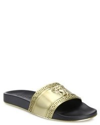 Gold Rubber Sandals