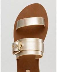 Aldo Double Strap Buckle Sandals