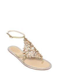 Rene Caovilla 10mm Swarovski Karung Sandals