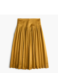 Gold Satin Skirt