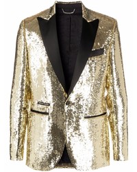 Gold Sequin Blazer