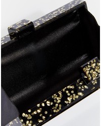 Asos Collection Glitter Box Clutch Bag