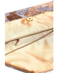 Boohoo Isabella Multi Sequin Clutch Bag