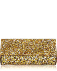 Edie Parker Kate Glittered Acrylic Clutch