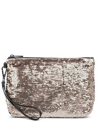 Merona Sequined Clutch Gold Tm One Size