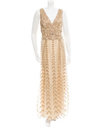 Carolina Herrera Embellished Mesh Gown