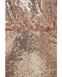 LuLu*s My Muse Rose Gold Sequin Maxi Dress