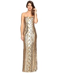 Adrianna Papell Strapless Cable Sequin Gown Dress 249 Zappos