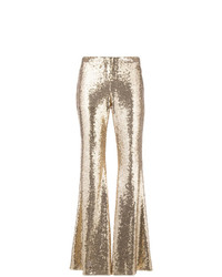 Saint Tropez Allover Sequin Trousers Soft Gold  Very Stylish Girl