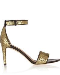 Marc by Marc Jacobs Glitter Finished Leather Sandals