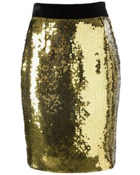 Moschino Vintage Sequined Pencil Skirt