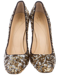 Kate Spade New York Sequinned Round Toe Pumps