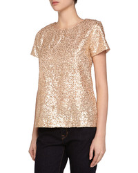 French Connection Cupid Mini Sequins Tee Cupid