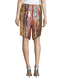 Stella McCartney Sequined Silk Shorts