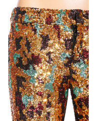 Romwe Mul Color Sequin Pants